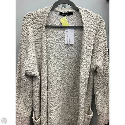 Sweater Cardigan By Cmc In Cream, Size: S