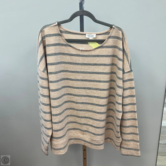 Top Long Sleeve By Haven In Striped Pattern, Size: Xxl