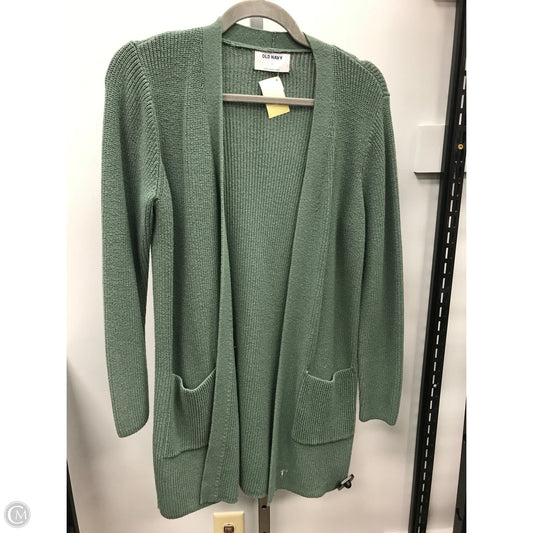 Sweater Cardigan By Old Navy In Green, Size: S
