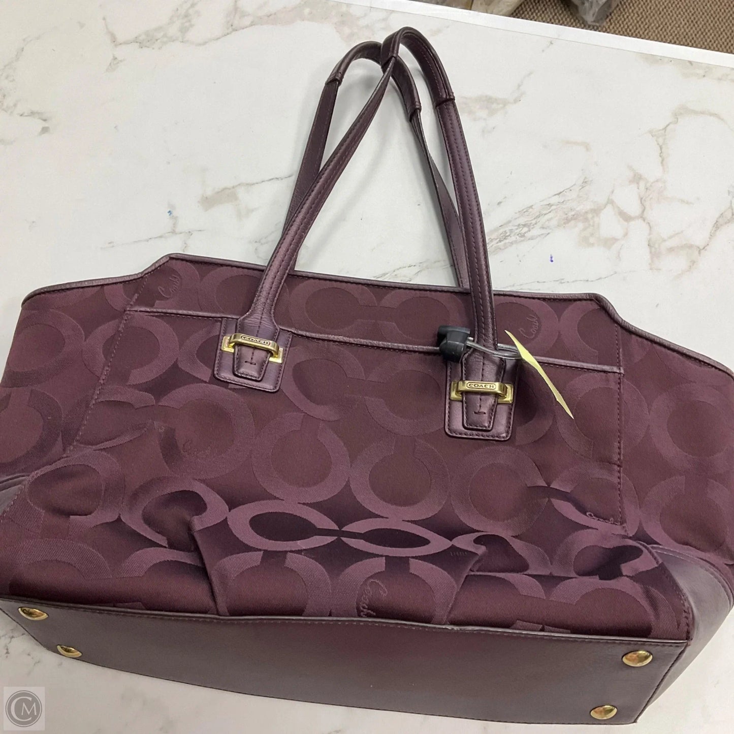 Handbag Designer By Coach, Size: Large