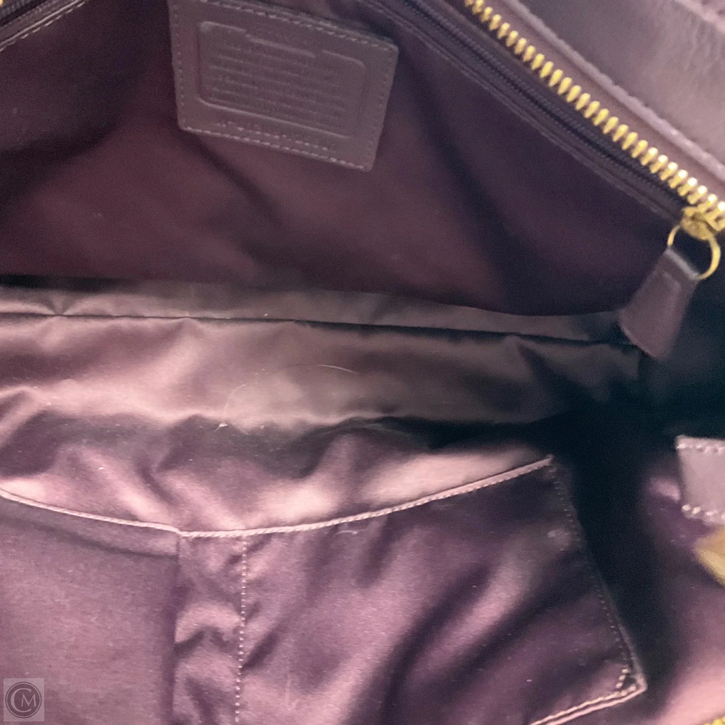 Handbag Designer By Coach, Size: Large