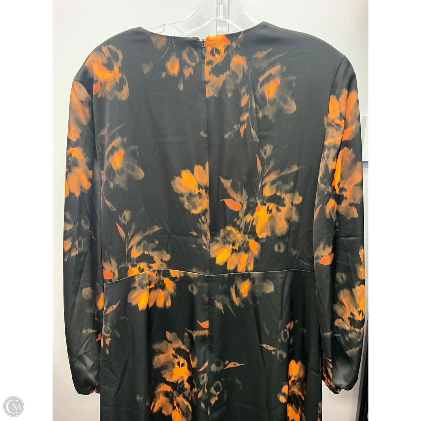 Dress Casual Midi By Banana Republic In Black & Yellow, Size: 8