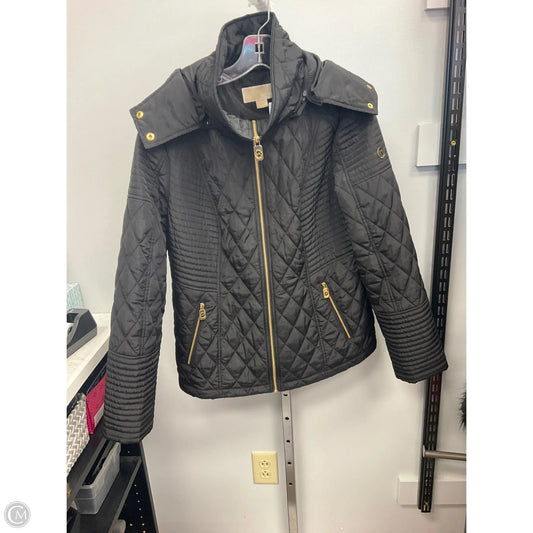 Jacket Puffer & Quilted By Michael By Michael Kors In Black, Size: L