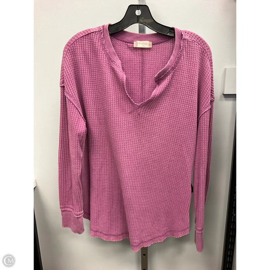 Top Long Sleeve By Altard State In Pink, Size: M