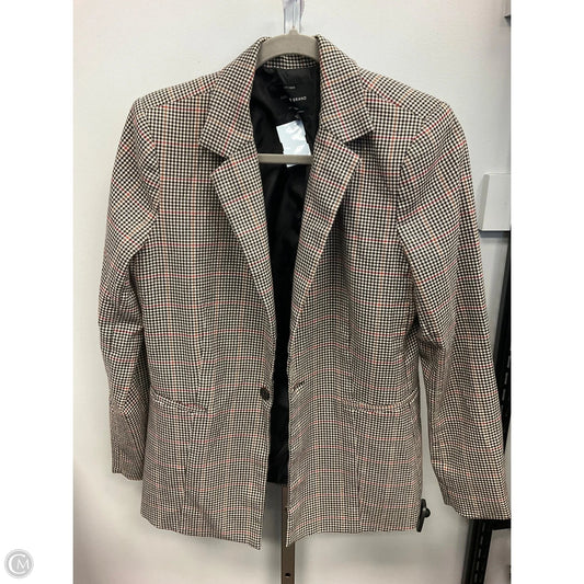 Blazer By Lucky Brand In Checkered Pattern, Size: M