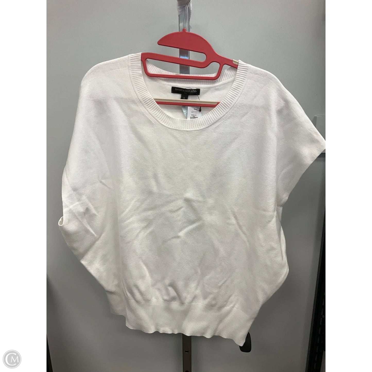 Vest Sweater By Banana Republic In White, Size: L