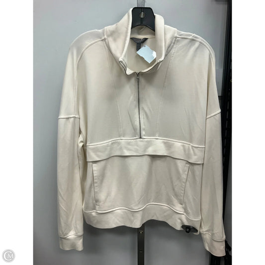 Top Long Sleeve By Danskin In Cream, Size: M