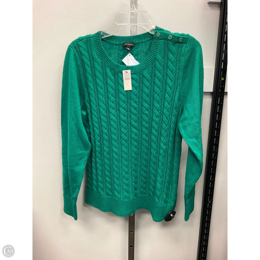 Sweater By Talbots In Green, Size: L