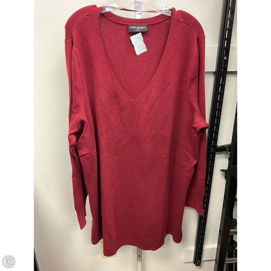 Sweater By Lane Bryant In Maroon, Size: 2x