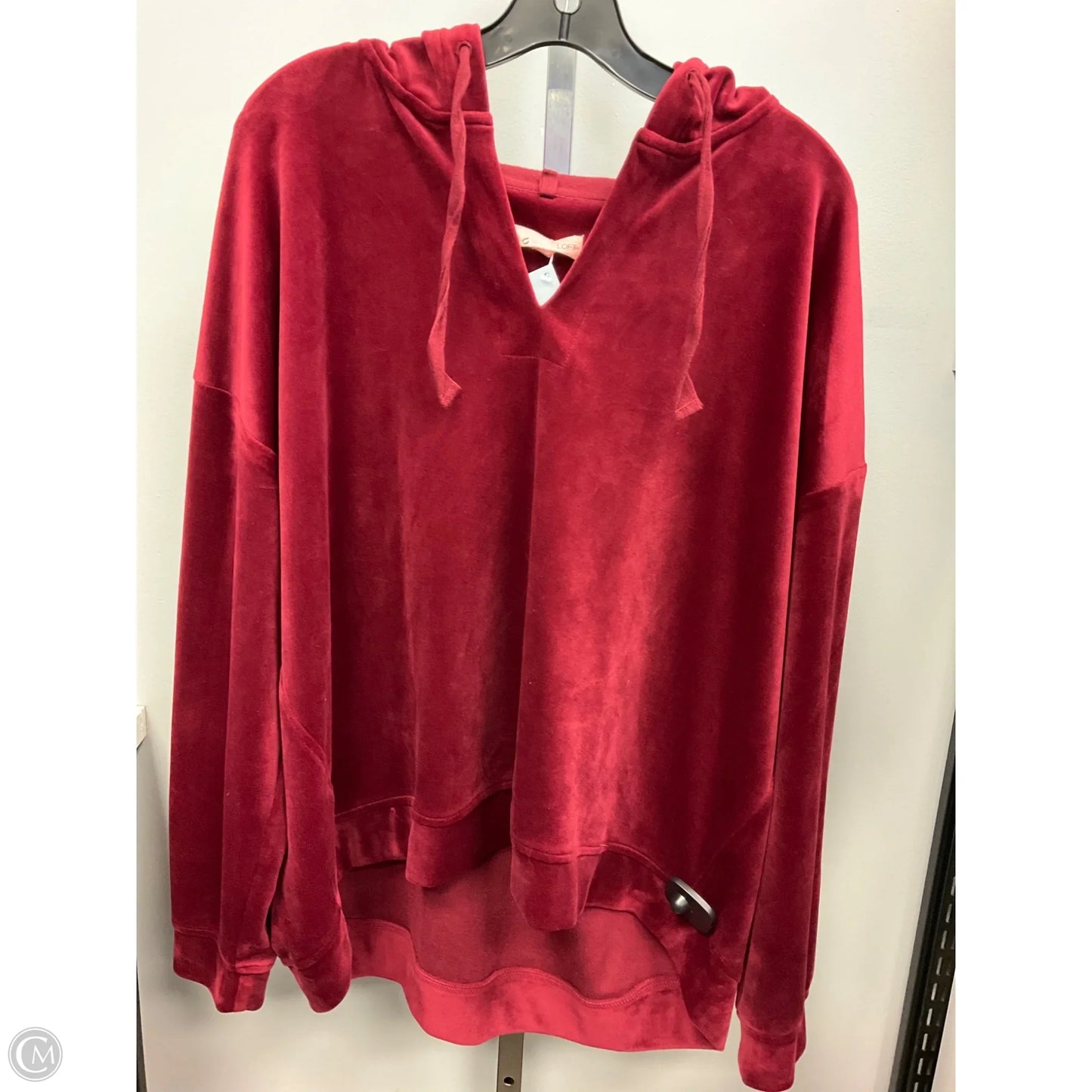 Top Long Sleeve By Lou And Grey In Red, Size: Xl