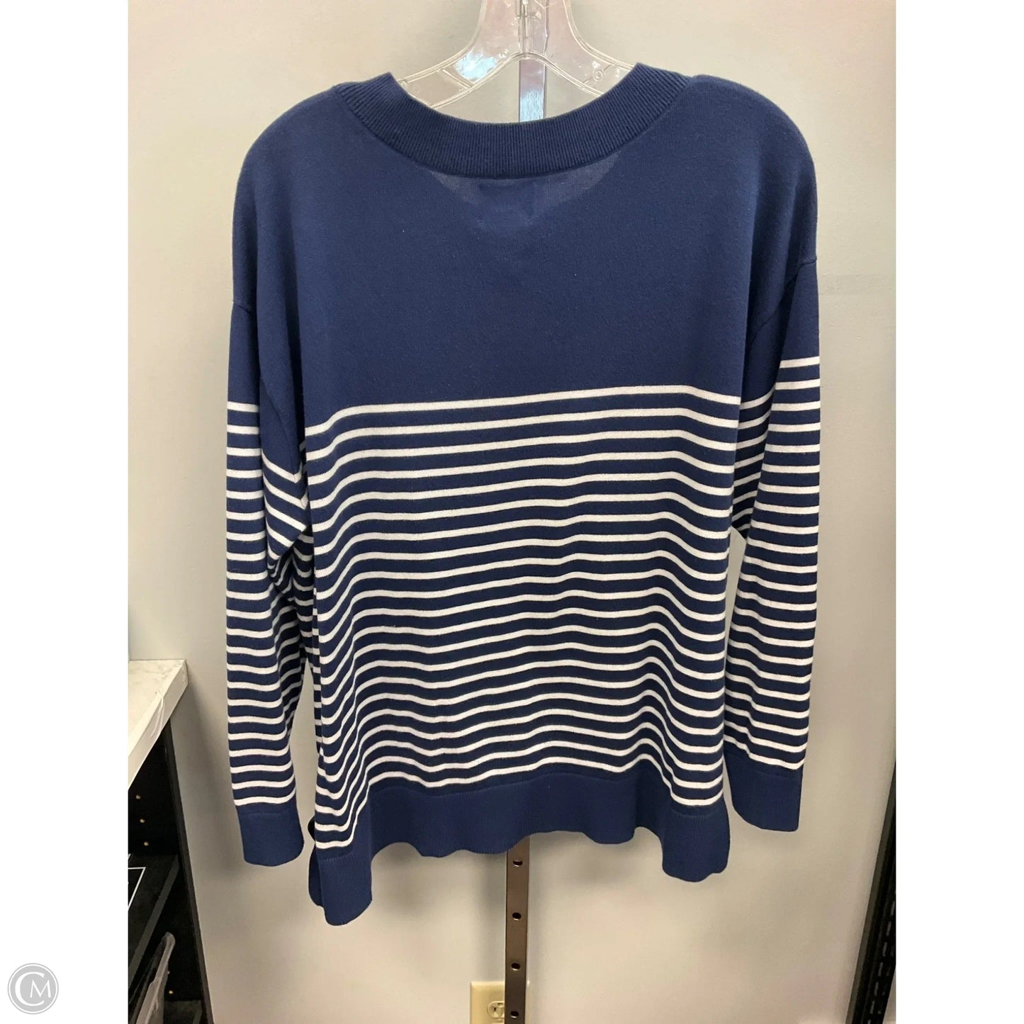 Sweater By Lands End In Navy, Size: Xl