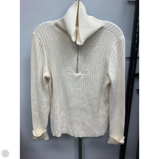 Sweater By Talbots In Cream, Size: S