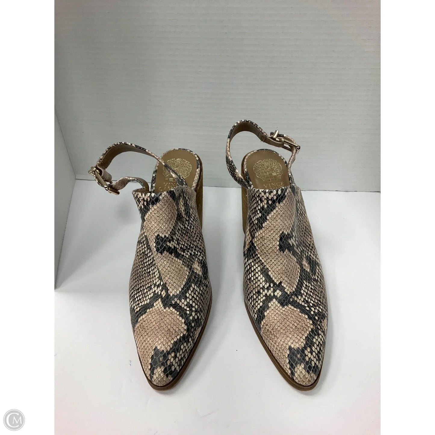 Shoes Heels Block By Vince Camuto In Snakeskin Print, Size: 9.5
