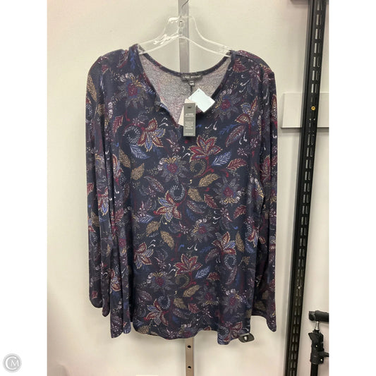 Top Long Sleeve By Lane Bryant In Floral Print, Size: L