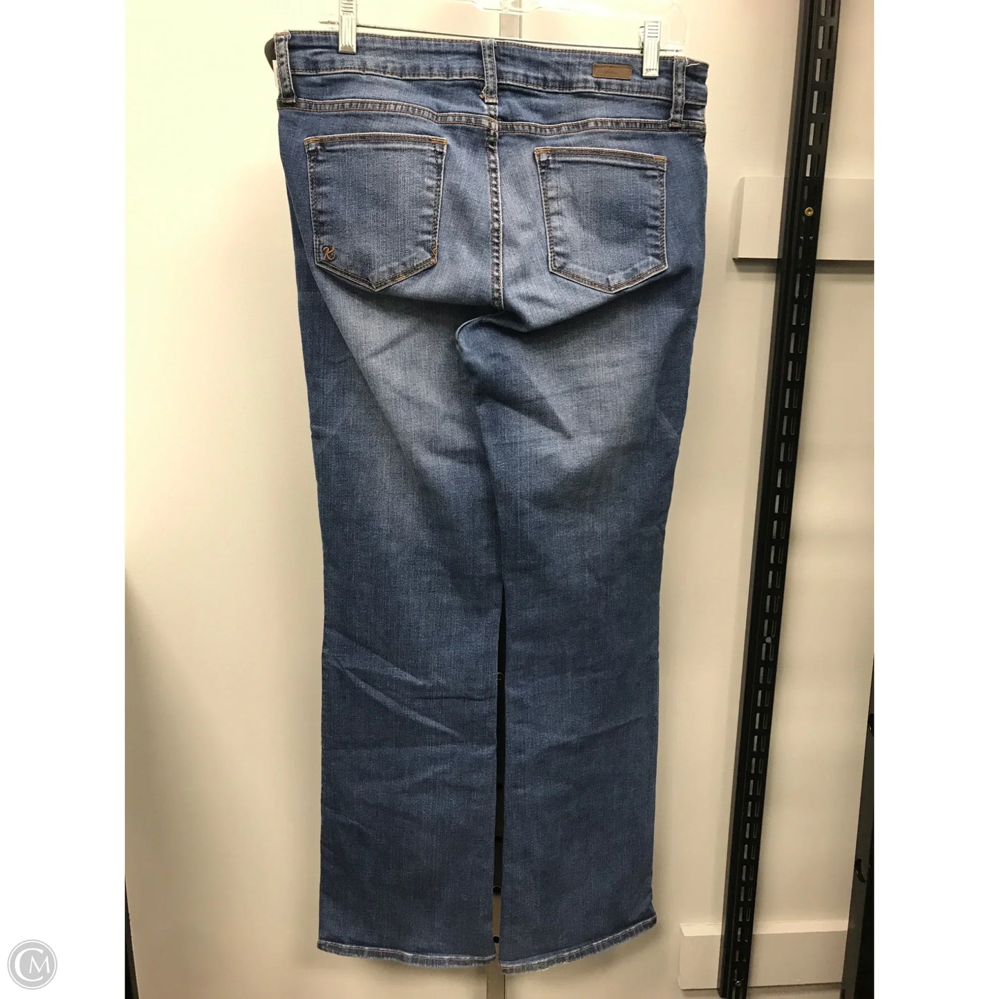 Jeans Boot Cut By Kut In Blue Denim, Size: 10p