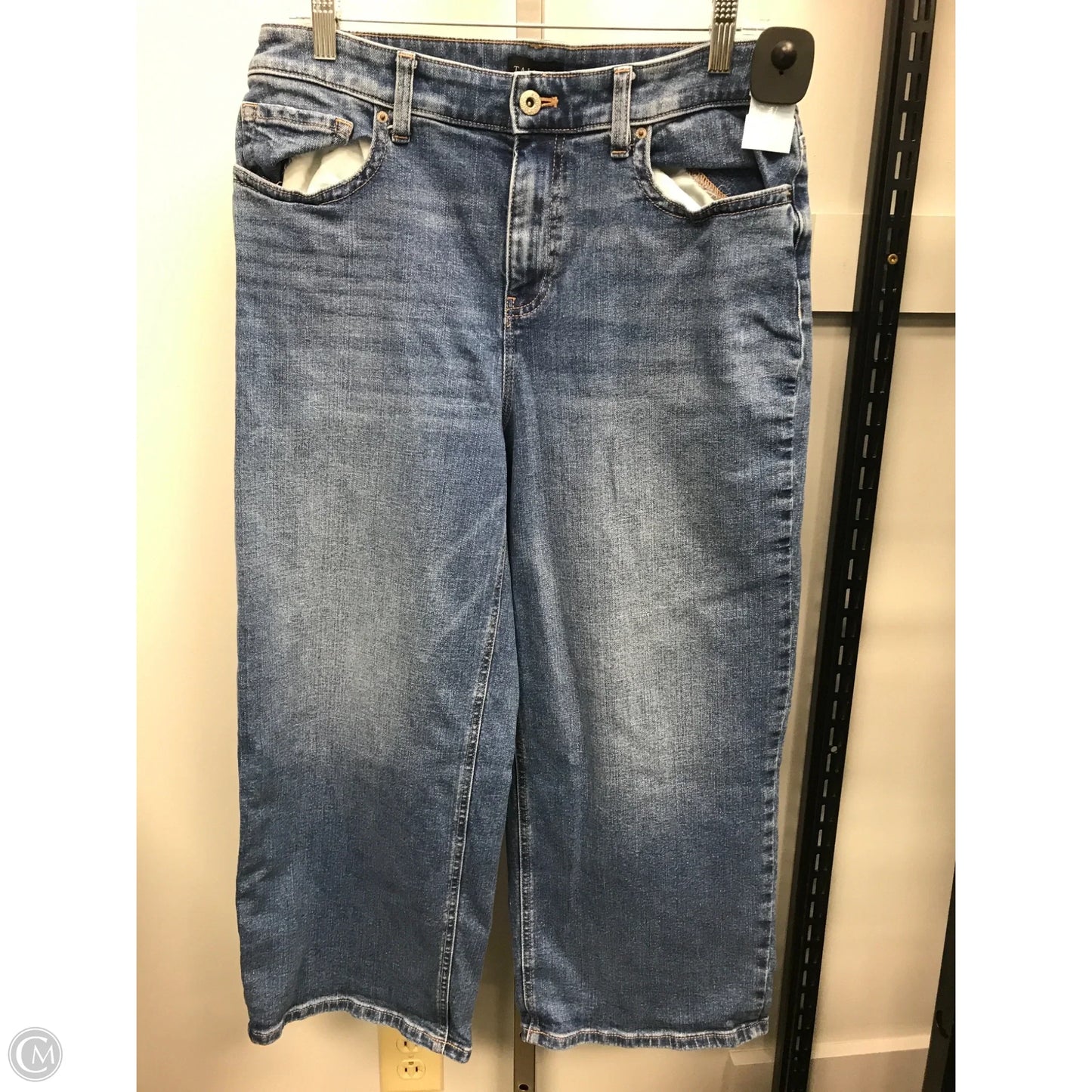 Jeans Wide Leg By Talbots In Blue Denim, Size: 10
