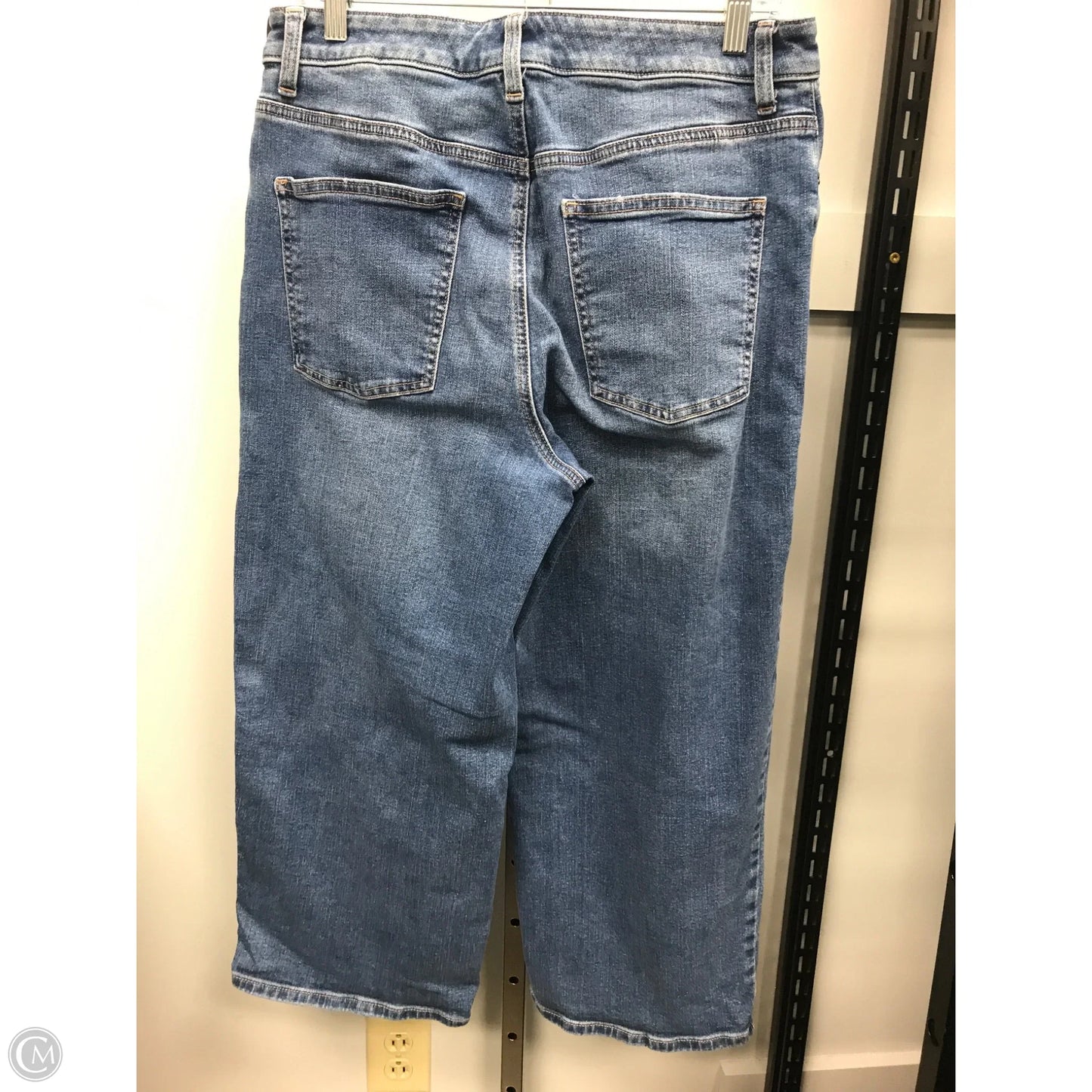 Jeans Wide Leg By Talbots In Blue Denim, Size: 10