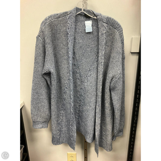Sweater Cardigan By Talbots In Blue, Size: Xl