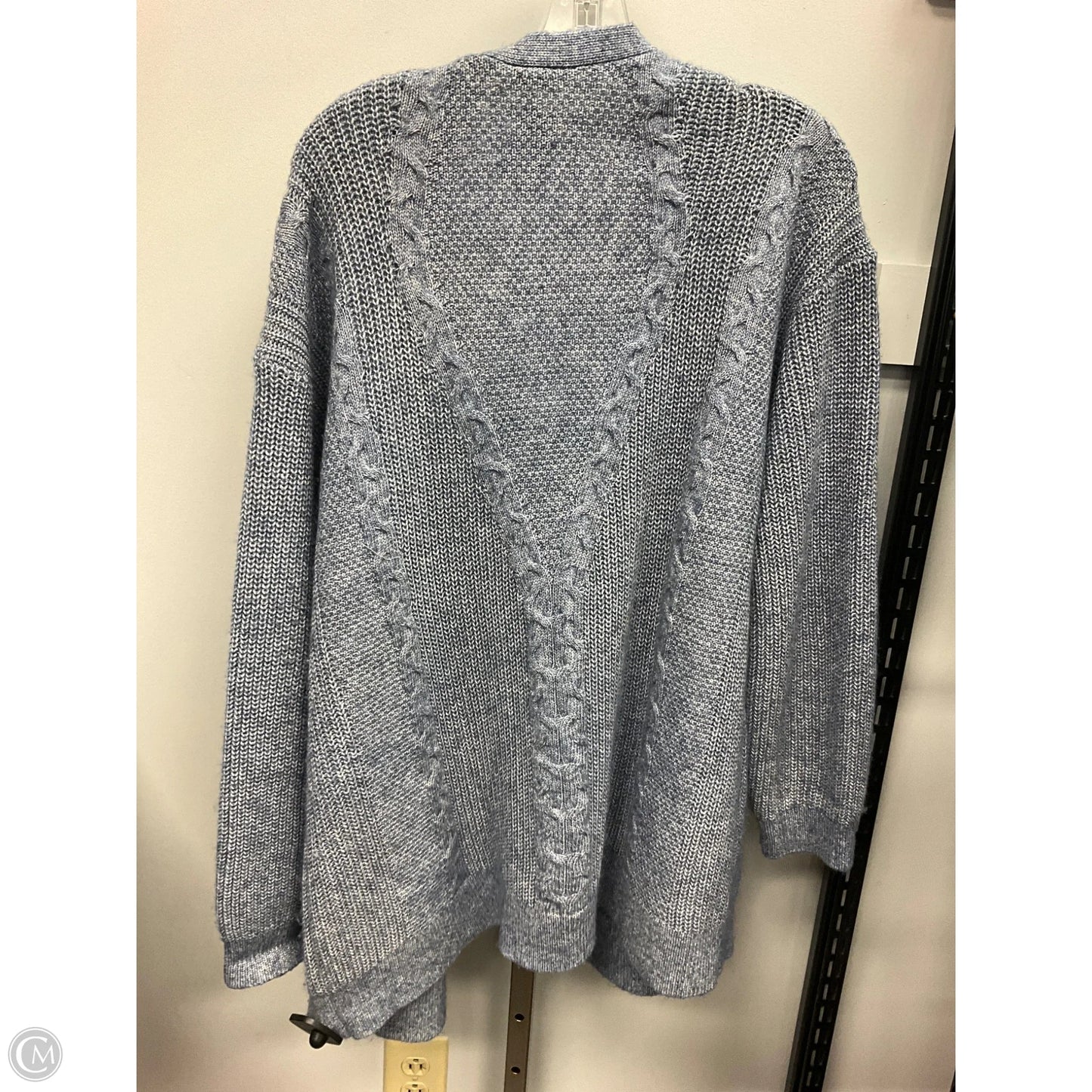 Sweater Cardigan By Talbots In Blue, Size: Xl