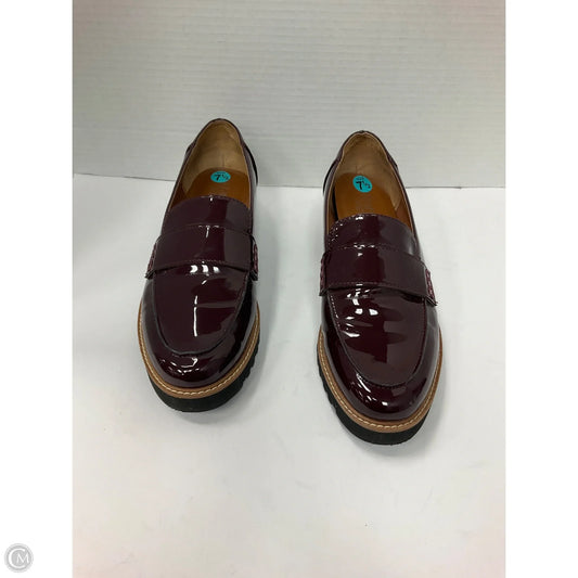 Shoes Heels Block By Franco Sarto In Maroon, Size: 7.5