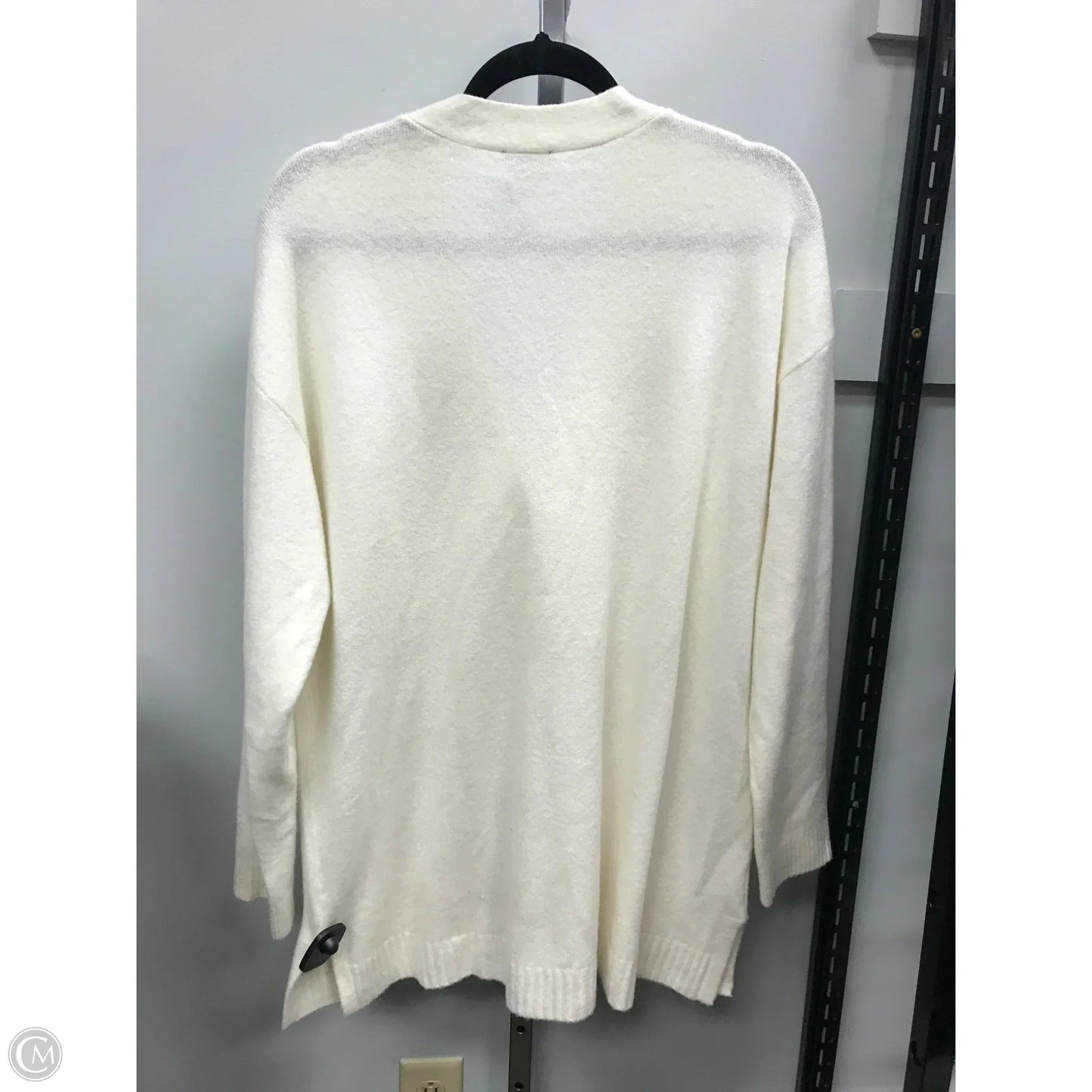Sweater Cardigan By Talbots In Cream, Size: Xl