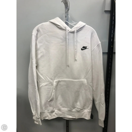 Sweatshirt Hoodie By Nike Apparel In White, Size: M