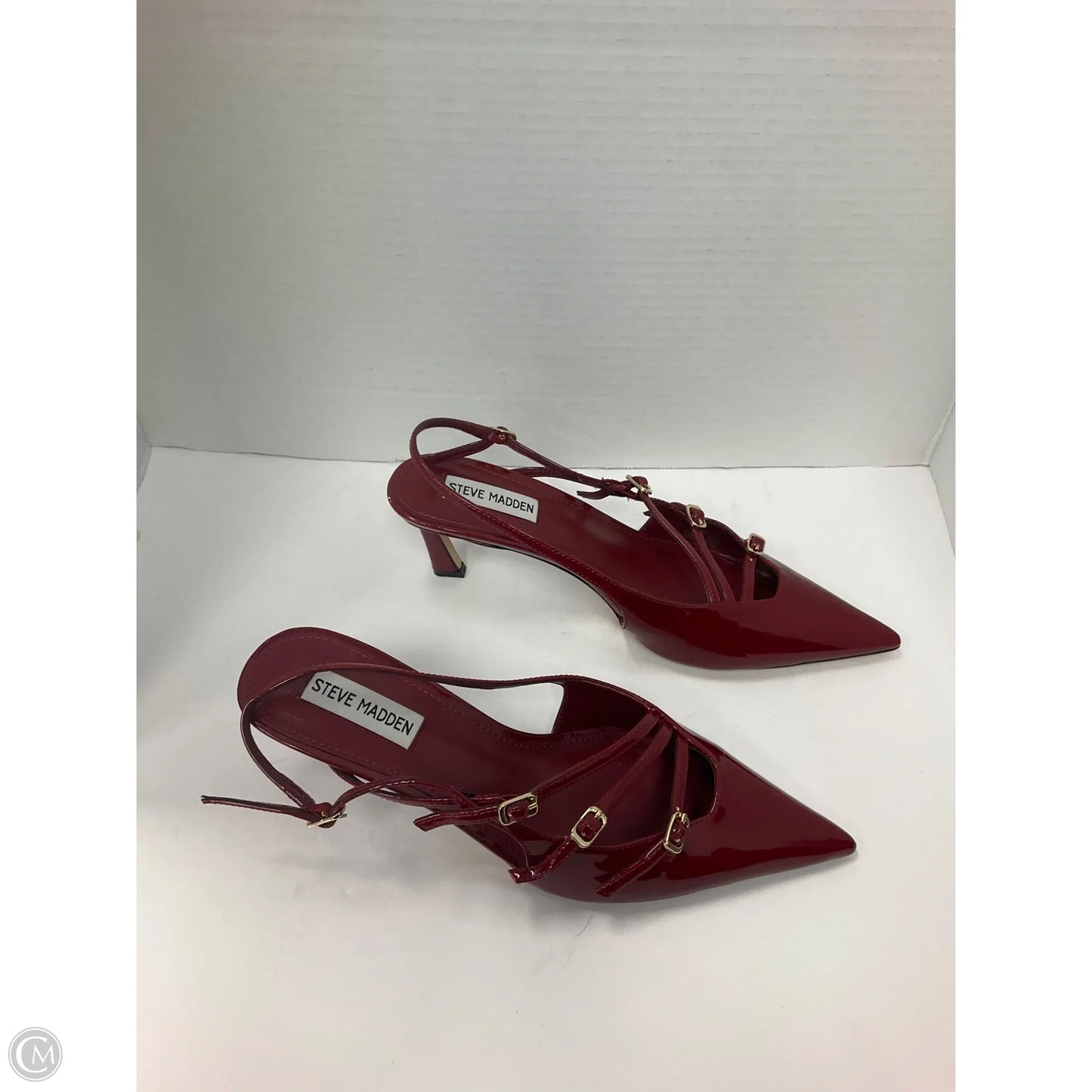 Shoes Heels Kitten By Steve Madden In Maroon, Size: 8