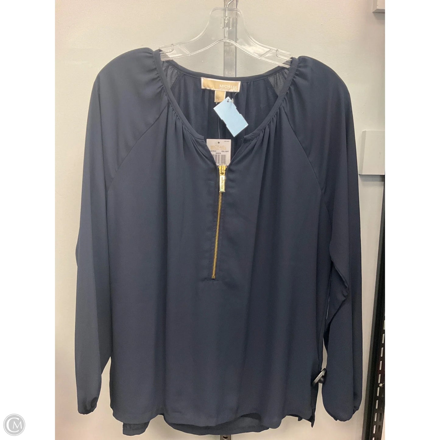 Top Long Sleeve By Michael By Michael Kors In Navy, Size: 6