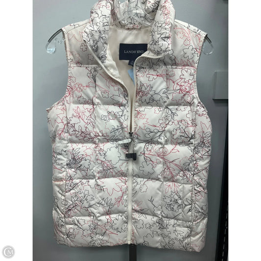 Vest Puffer & Quilted By Lands End In Cream, Size: S