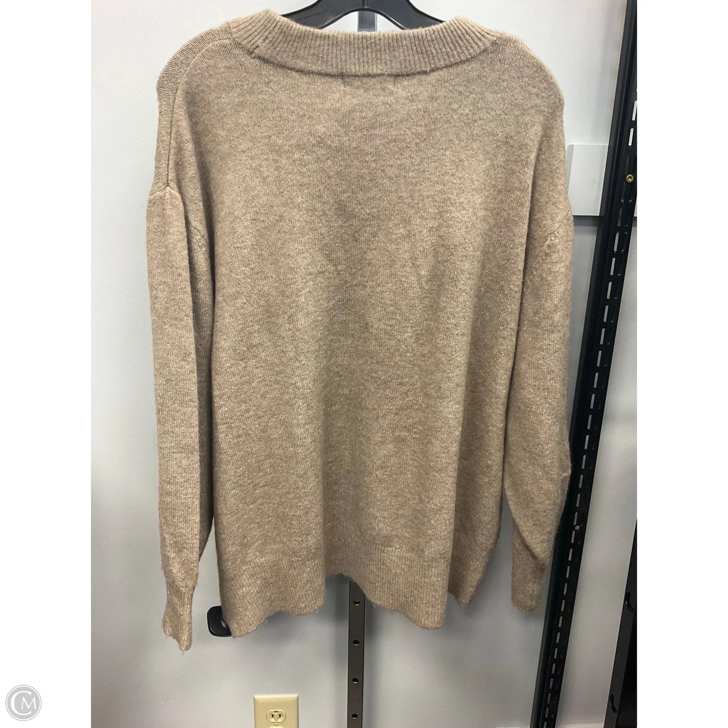 Sweater By H&m In Tan, Size: Xl