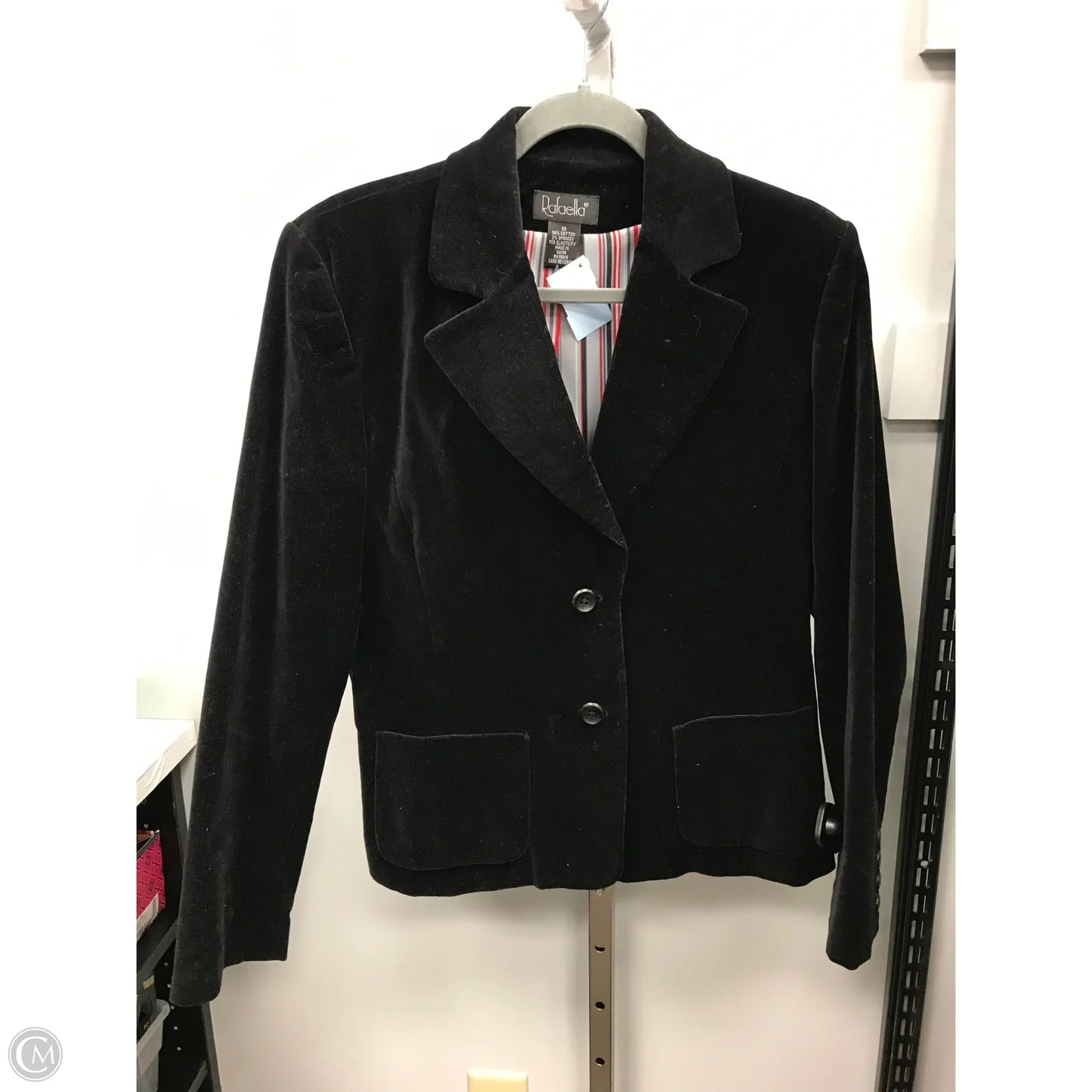 Blazer By Rafaella In Black, Size: 10