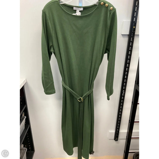 Dress Sweater By Ann Taylor In Green, Size: Xlp