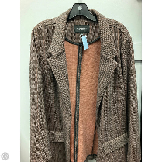 Blazer By Liverpool In Brown, Size: 1x
