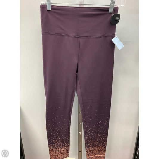 Athletic Leggings By Marika In Purple, Size: M