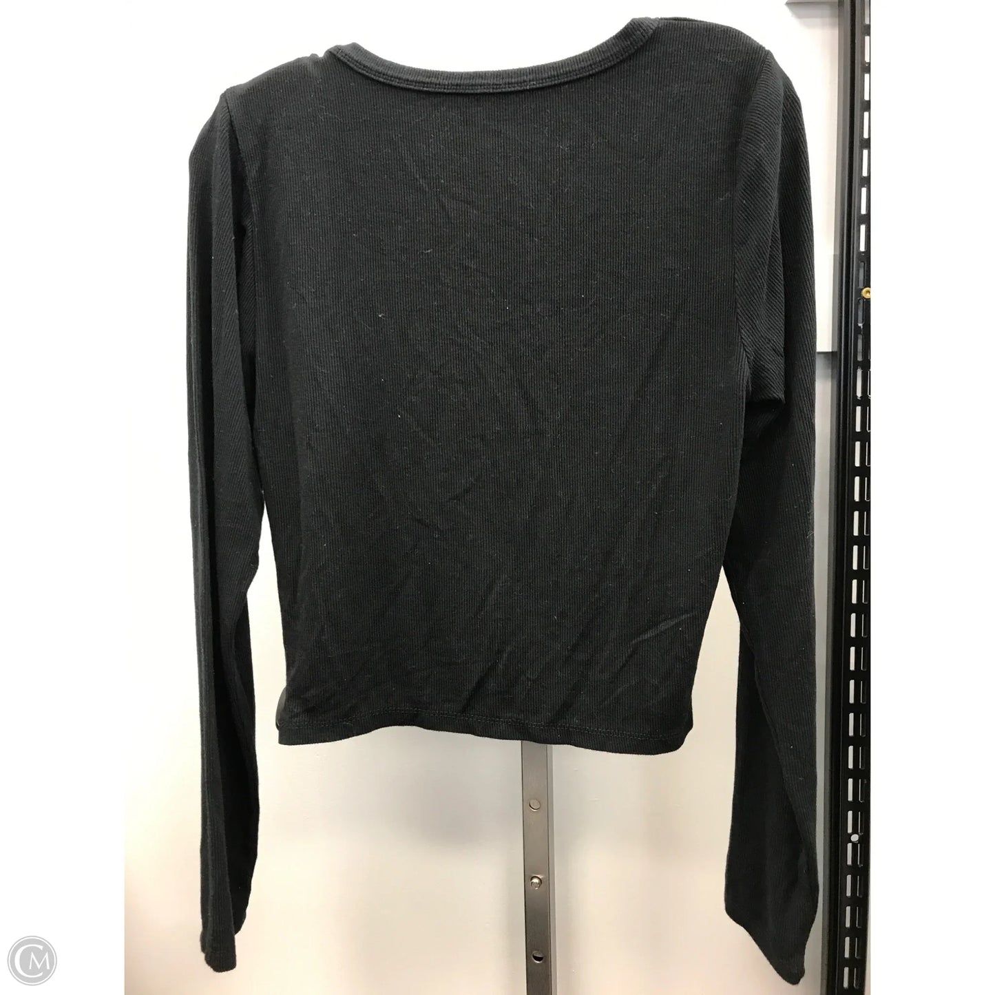 Top Long Sleeve Basic By Better Together In Black, Size: Xl