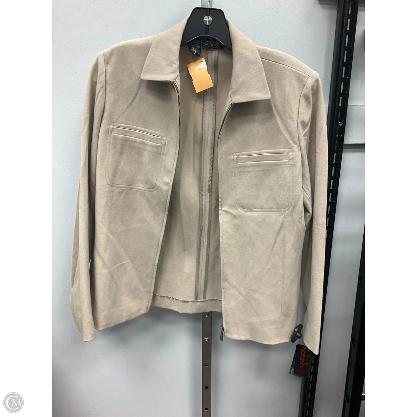 Blazer By Rafaella In Tan, Size: 4p
