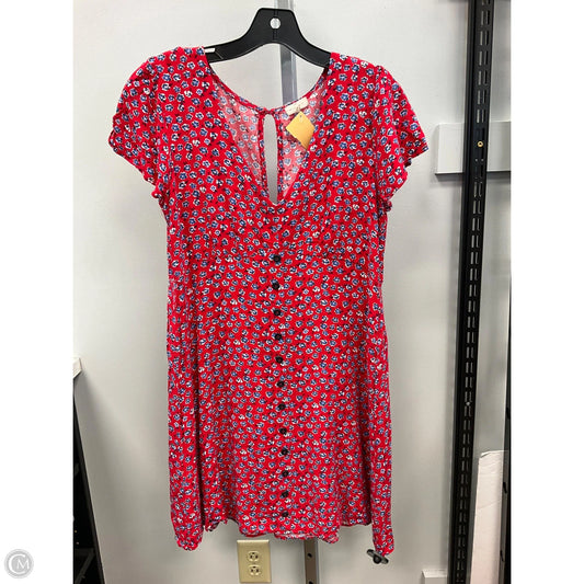 Dress Casual Short By Mason & Belle In Red, Size: M