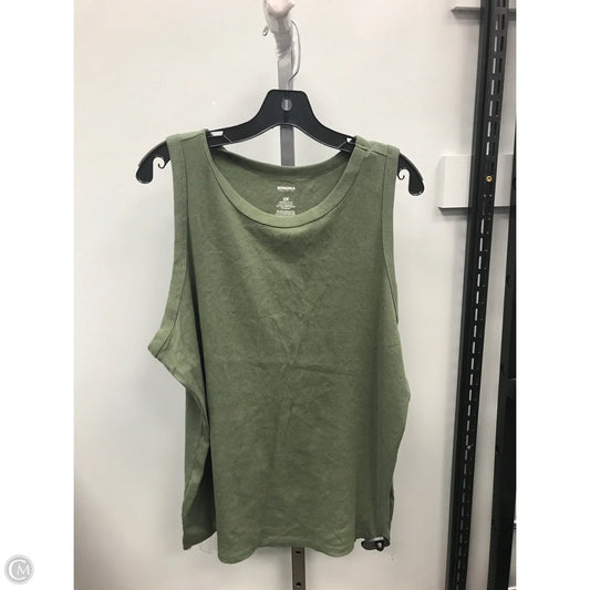 Tank Top By Sonoma In Green, Size: 2x