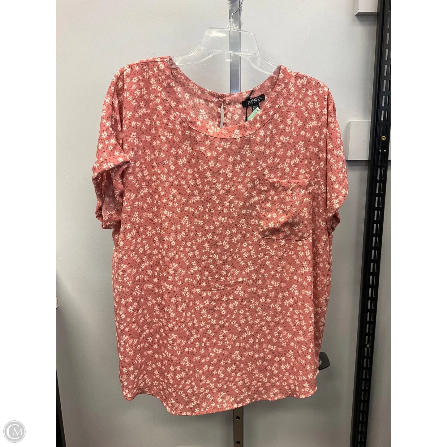 Top Short Sleeve By Buffalo David Bitton In Pink, Size: Xl