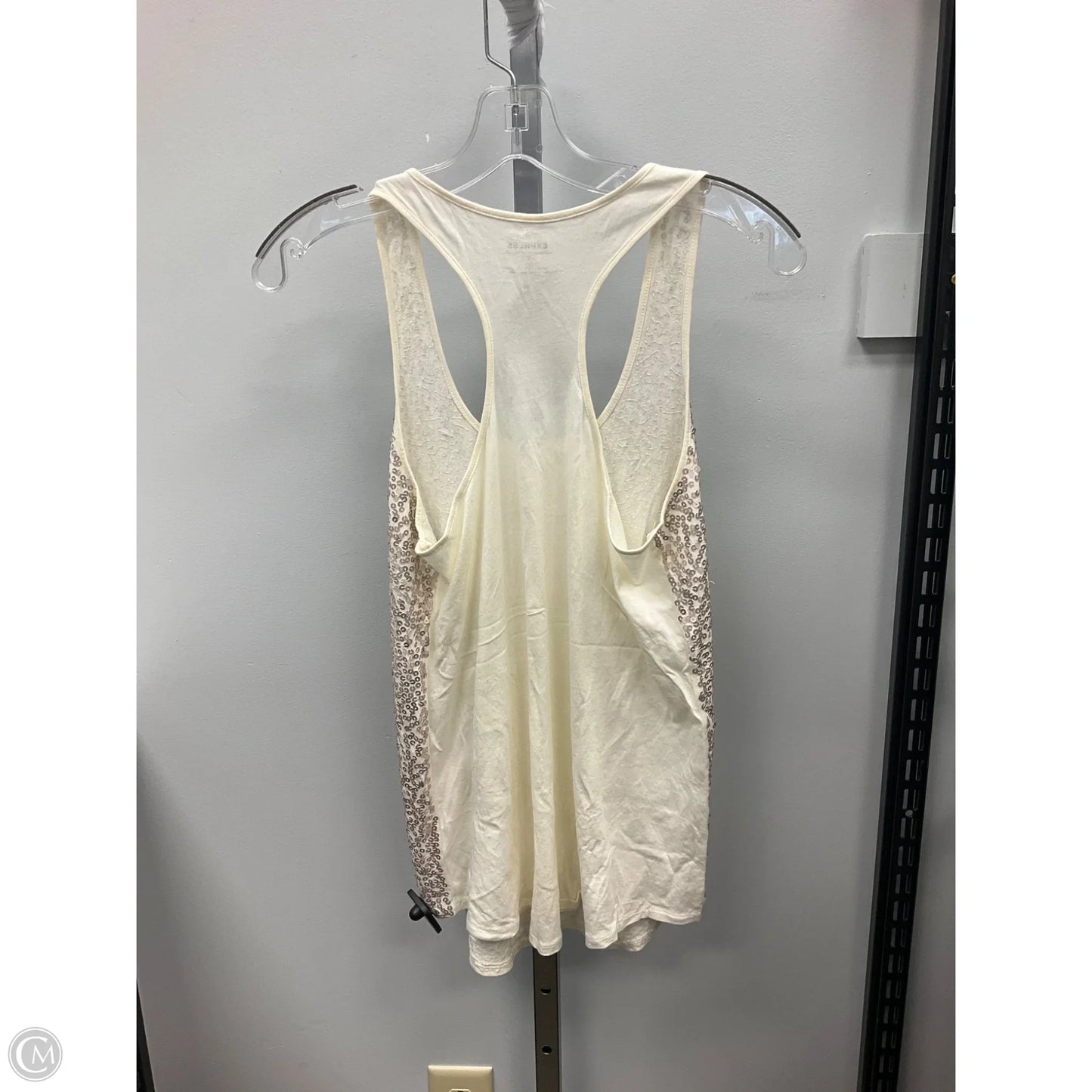 Top Sleeveless By Express In Cream, Size: S
