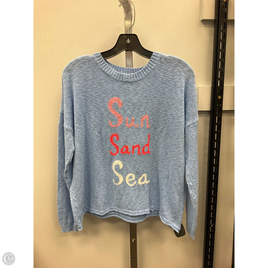 Sweater Designer By Lilly Pulitzer In Blue, Size: L