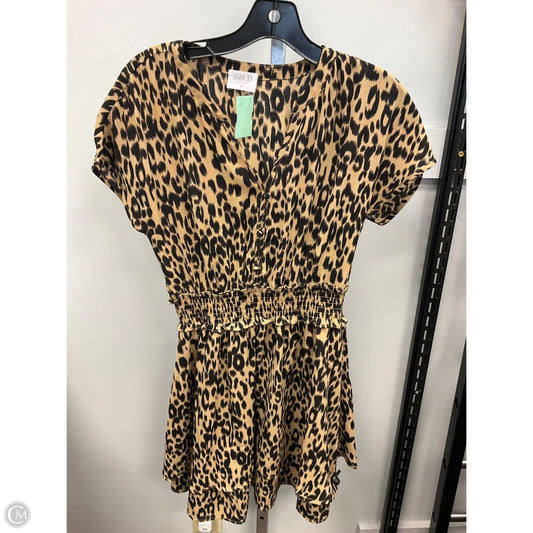 Dress Casual Short By Sienna Sky In Animal Print, Size: S