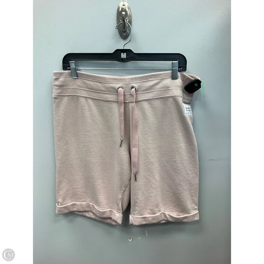 Athletic Shorts By Calvin Klein Performance In Beige, Size: L