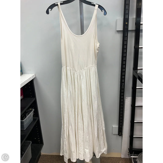 Dress Casual Midi By Free People In Cream, Size: M