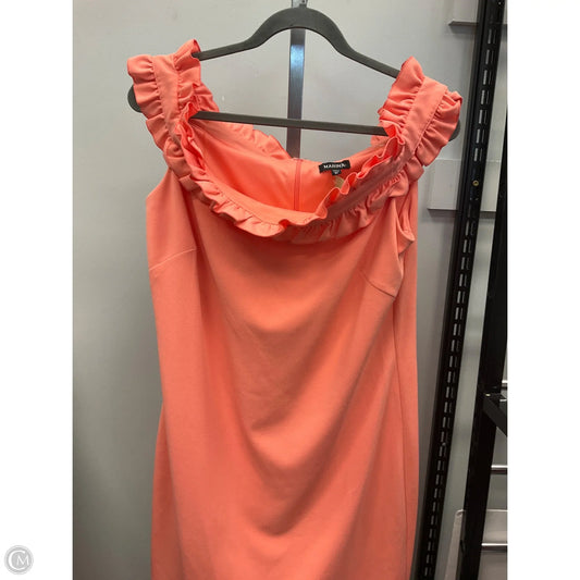 Dress Casual Short By Marina In Coral, Size: 10