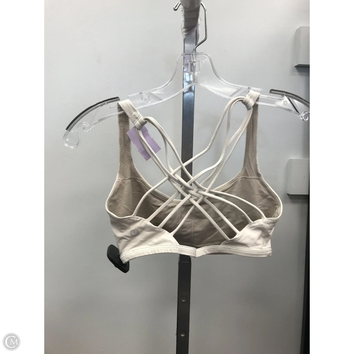 Athletic Bra By Lululemon In Cream, Size: 6
