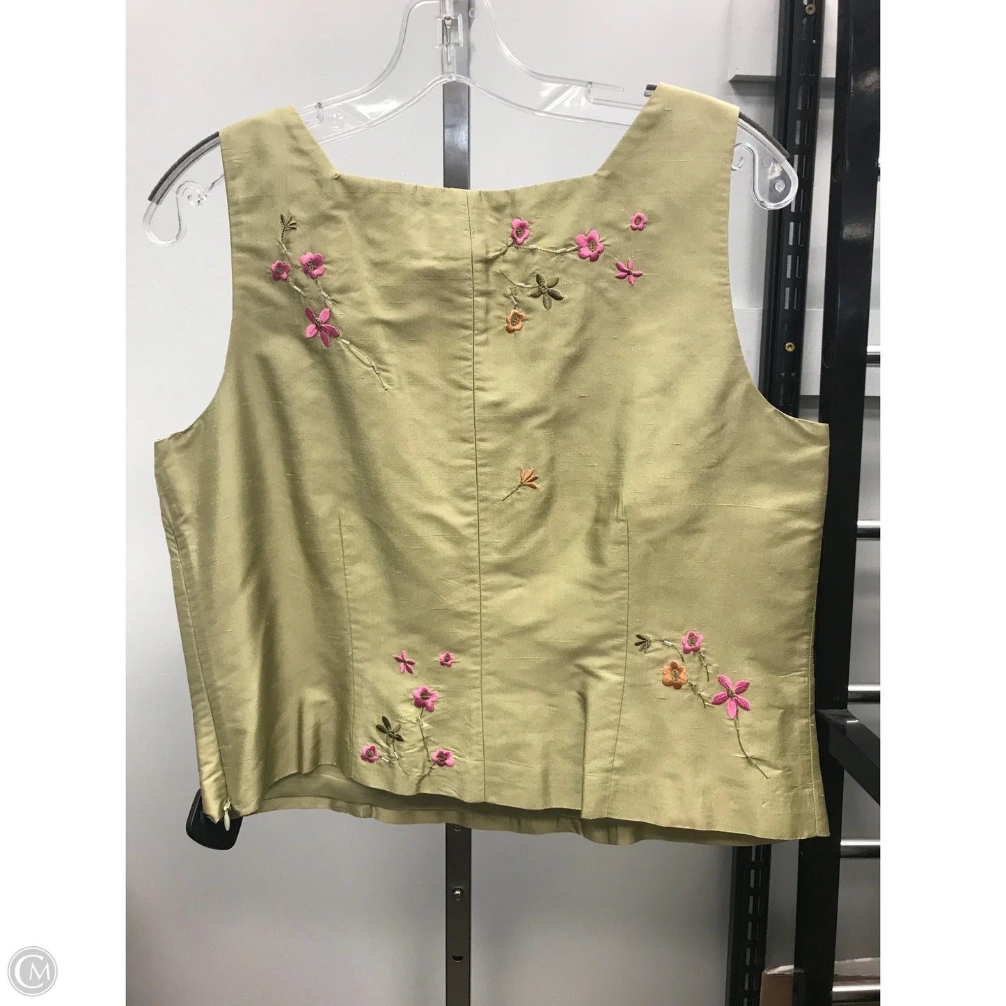 Top Sleeveless By Sigrid Olsen In Green, Size: 10p