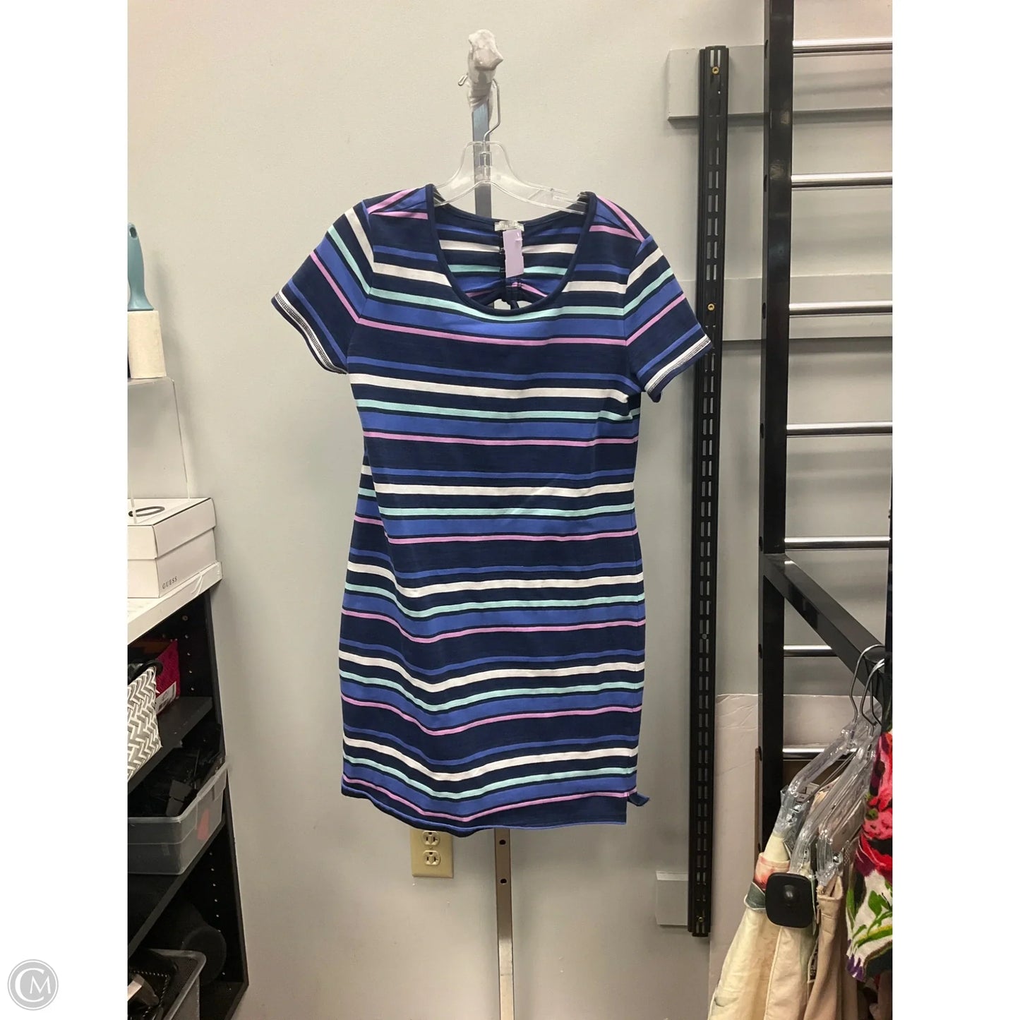 Dress Casual Short By Talbots In Striped Pattern, Size: M