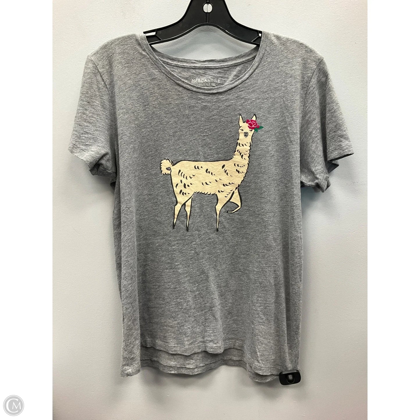 Top Short Sleeve Basic By J. Crew In Grey, Size: M