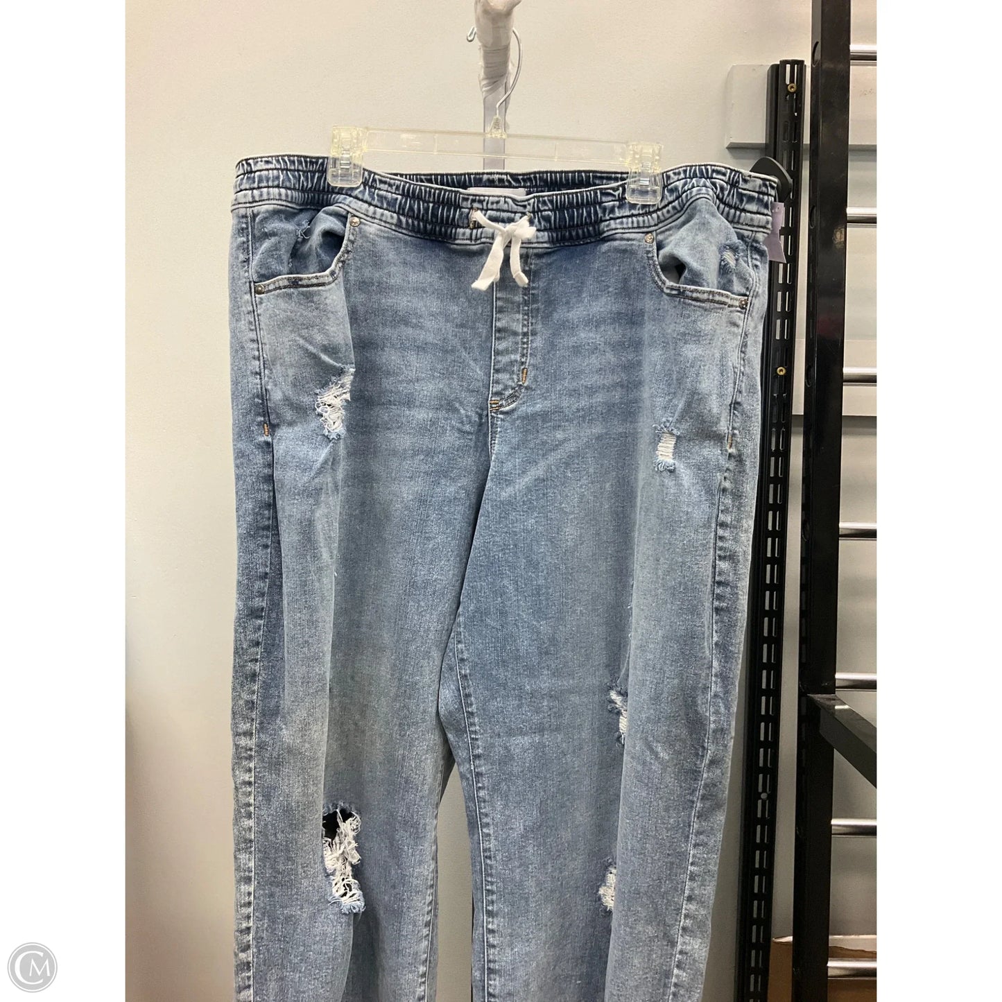 Jeans Straight By Lane Bryant In Blue Denim, Size: 20